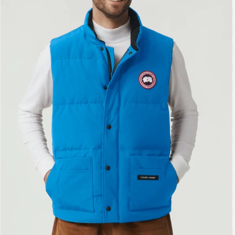 Canada goose Mens Freestyle Crew Vest - Glacier Blue